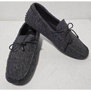 Men's Tod's My Colors Tessuto Loafers Gommino Wool Slip On Driving Shoes Sz 6.5